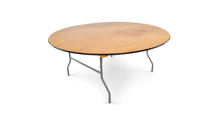 72" Round Wood Table(6ft)