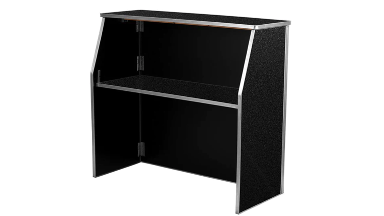 4ft Portable Bar - Black