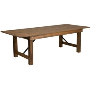 Pine Farm Table - 8' x 40", Rustic Table