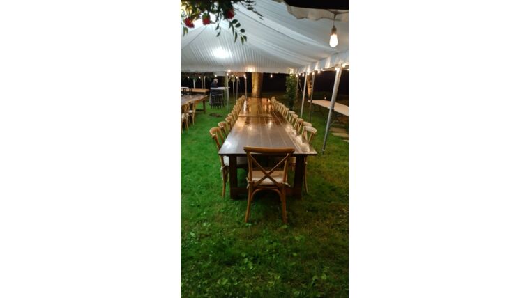 Pine Farm Table - 8' x 40", Rustic Table