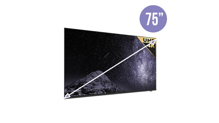 75" Monitor TV