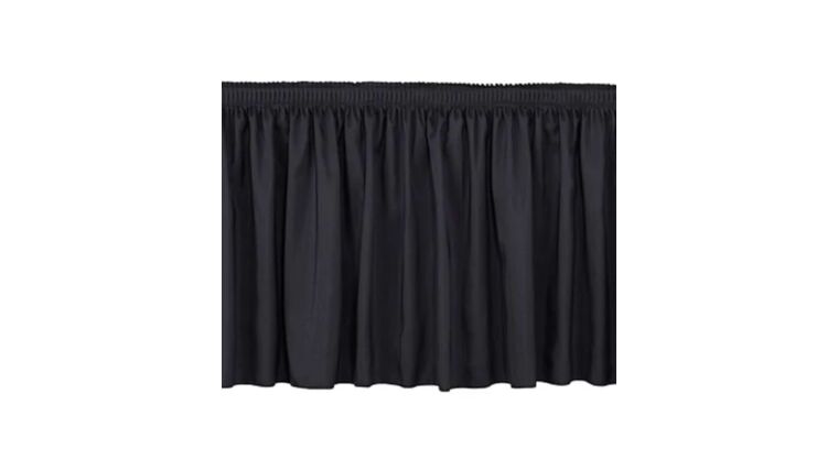 Skirting for 6' Table - Black