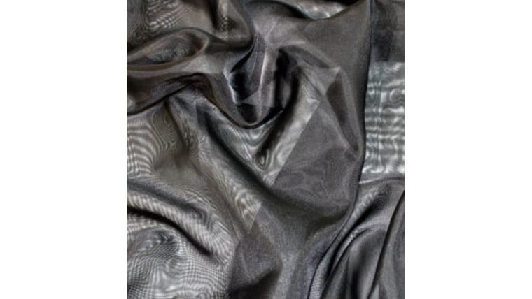 10ft. Sheer Drape - Black - 120"H x 118"W
