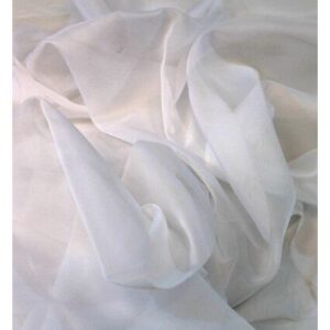 10ft. Sheer Drape - White - 120"H x 118"W