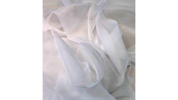 10ft. Sheer Drape - White - 120"H x 118"W