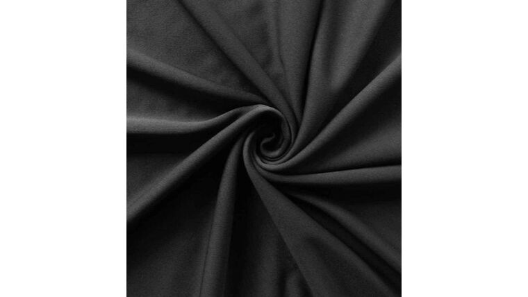 8ft. Poly-Stretch Drape - Black - 94"H x 58"W