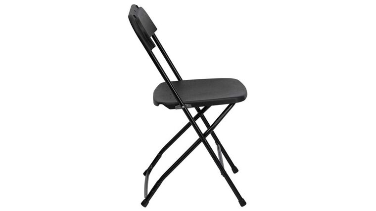 Plastic Folding Chair - Black