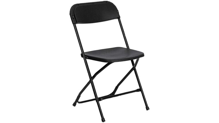 Plastic Folding Chair - Black