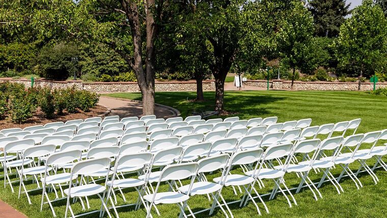 Plastic Folding Chair - White