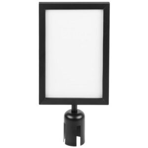 Removable Steel Stanchion Sign Frame