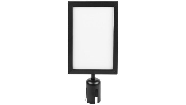 Removable Steel Stanchion Sign Frame