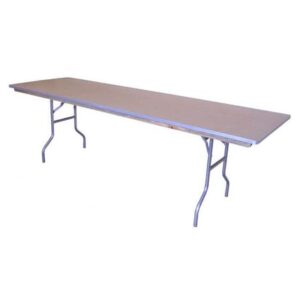 96"x30" Wooden Rectangular Table