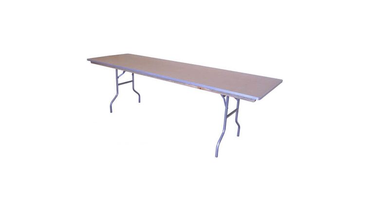 96"x30" Wooden Rectangular Table