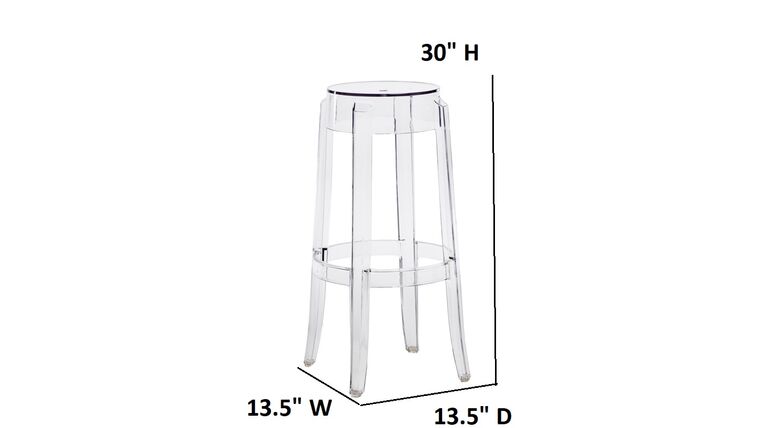 Ghost Barstools - Clear