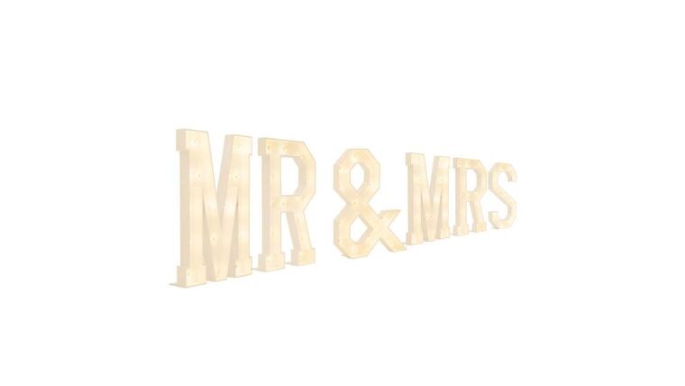 Marquee Package - "Mr & Mrs"