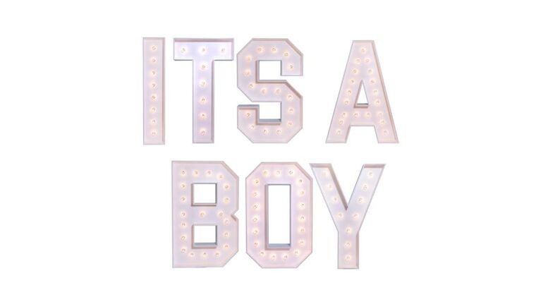 Marquee Package - " Its A Boy "
