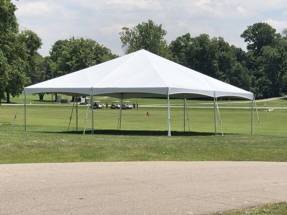 40' Wide Hip End Tent