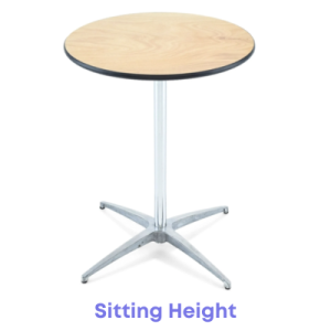 Sitting Cocktail - 36" Wide