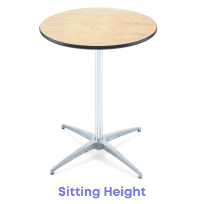 Sitting Cocktail - 30" Wide