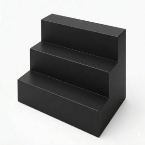 3-Step Stairs - Black